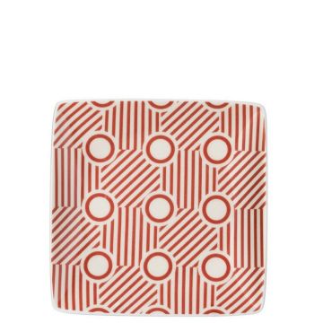 Home Flower Circles, Coppetta quadra piana 12cm