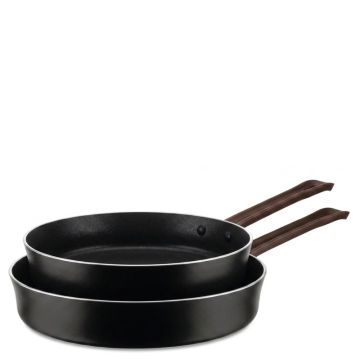 Edo, Set 2 Padelle in Antiaderente 20/24 cm