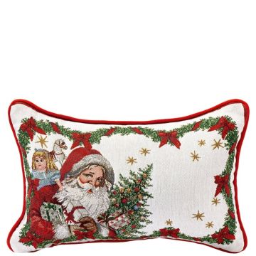 Toy's Fantasy, Cuscino Rettangolare Babbo Natale 48cm