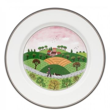Design Naif, Piatto Dessert 21cm Cacciatore