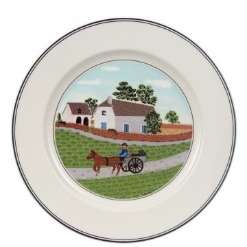Design Naif, Piatto Dessert 21cm Contadino
