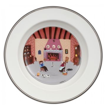 Design Naif, Piatto Fondo 21cm Camino
