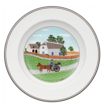 Design Naif, Piatto Fondo 21cm Contadino