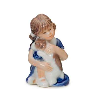 Figurina Elsa con Cagnolino mini