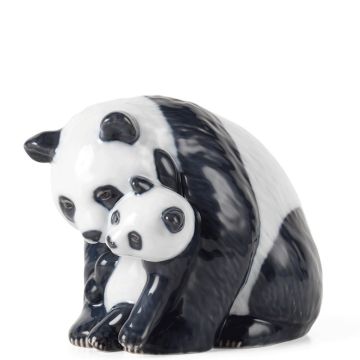 Figurina Panda con Cucciolo 13cm