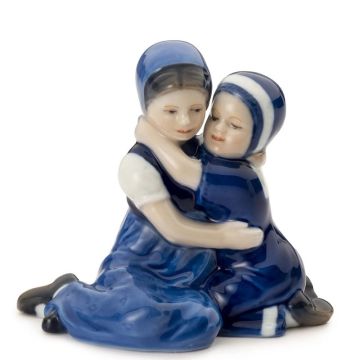 Figurina Sorelle Elsa e Mary con vestino blue