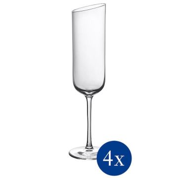 NewMoon, set 4 Flute per Spumante