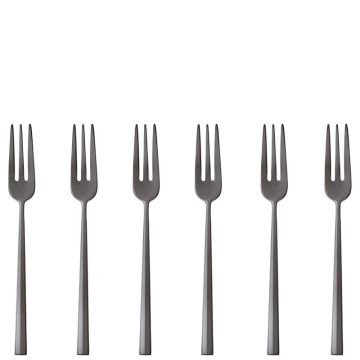 Rock PVD 2Black, 6 Forchettine Dolce