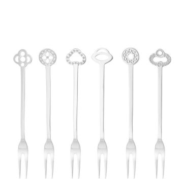 Party, Forchettine Oriental Set 6 pezzi Mirror