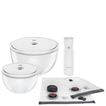 Fresh&Save, Set Sottovuoto 9 pezzi Borosilicato