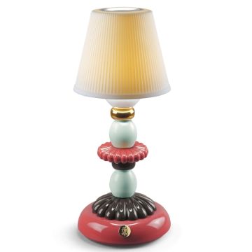 Lotus Firefly, Lampada Rosso Corallo 28cm