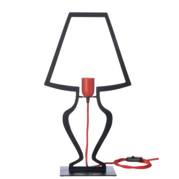 Silhouette, Lampada da Tavolo 54cm Nero