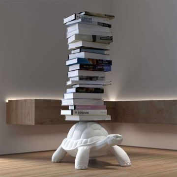 Turtle Carry Bookcase, Libreria Bianco
