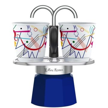 Mini Express, Caffettiera con 2 Bicchierini Kandinsky