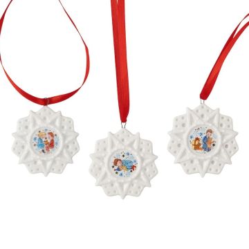 Mini Stella "Vigilia di Natale" set 3 pezzi