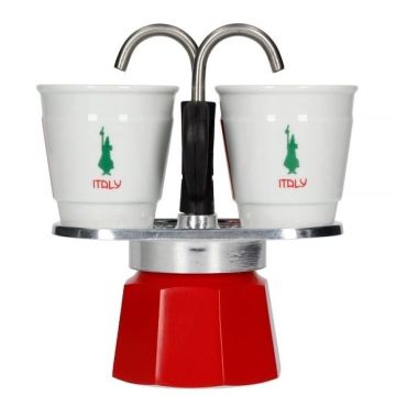 Mini Express, Caffettiera con 2 Bicchierini Italia