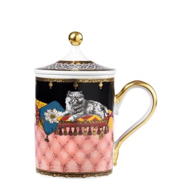 Totem, Tazza Mug con Coperchio Gatto