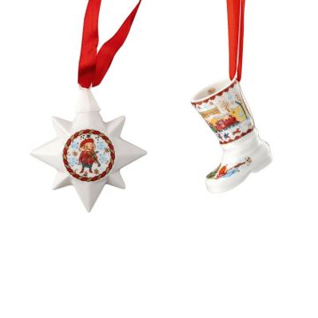 Natale 2023, Ornamenti Stella e Stivale mini