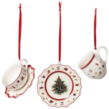 Toy's Delight Decoration, Set 3 Ornamenti Stoviglie