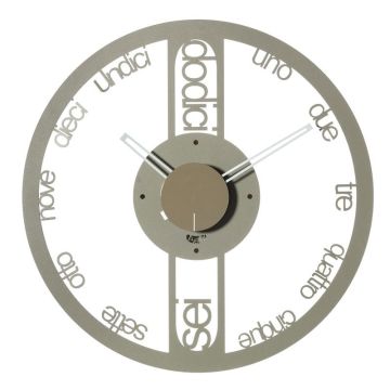 Circolo, Orologio da Parete 44cm Sabbia