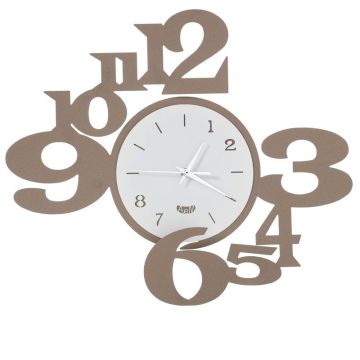 King, Orologio da Parete 45cm Beige
