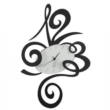 Robin, Orologio Parete Nero 53cm
