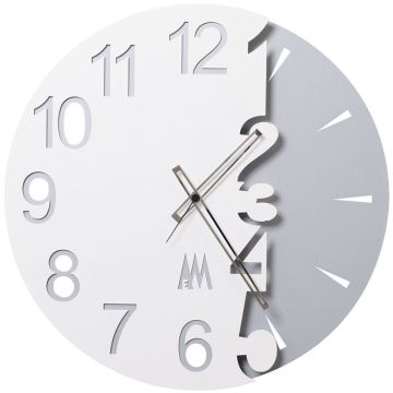 Full Moon, Orologio Parete Bianco 50cm