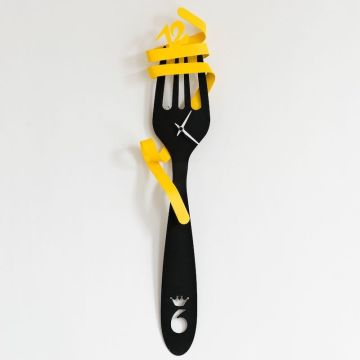 Italy-Italy, Orologio Nero e Giallo 70cm