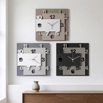 Ziggurat, Orologio da Parete 40cm