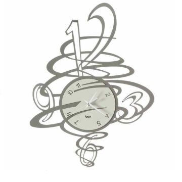 Tornado, Orologio da Parete 50cm-Grigio