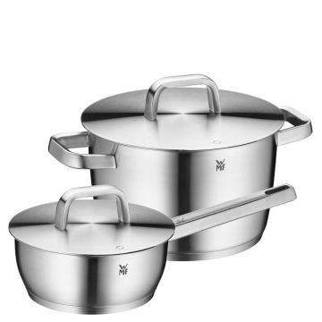 Iconic, Set 2 Pentole con coperchi