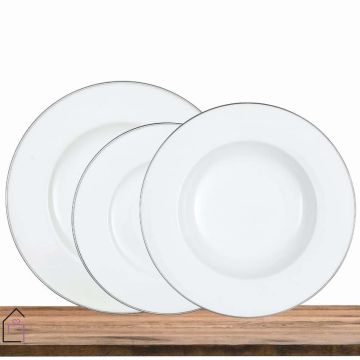 Anmut Platinum, Servizio Piatti 18 pezzi