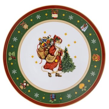 Happy Wintertime Green, Piatto Biscotti 31cm