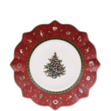 Toy's Delight, Piatto Dessert Rosso 24cm
