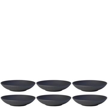 Manufacture Rock, Set 6 Piatti Fondi a Ciotola 24cm 