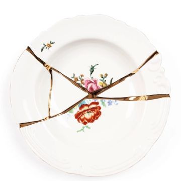 Kintsugi, Piatto Fondo 22cm "mod 02"