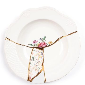 Kintsugi, Piatto Fondo 22cm "mod 03"