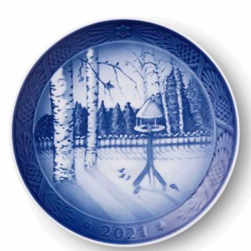 Piatto 2021 Royal Copenhagen "L'Inverno nel Giardino"