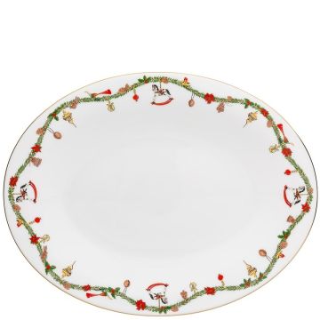 Nora Christmas, Piatto Ovale 36cm