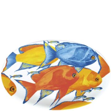 Caraibi, Piatto Ovale 40cm