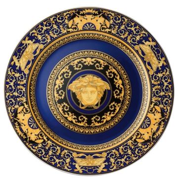 Medusa Blau, Piatto Parete 30cm