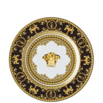 i Love Baroque Nero, Piatto Piano 18cm