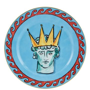 Il Viaggio di Nettuno, Piatto Piano Blue 28cm