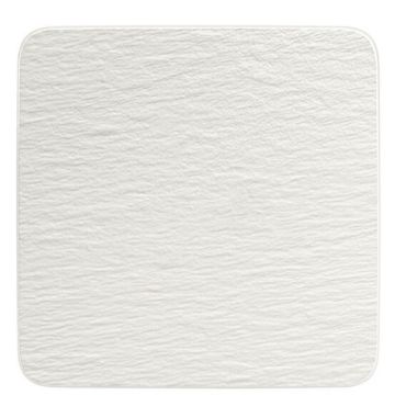 Manufacture Rock Blanc, Piatto Portata Quadrato 32,5cm