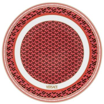 La Greca, Piatto Presentazione Rosso 33cm