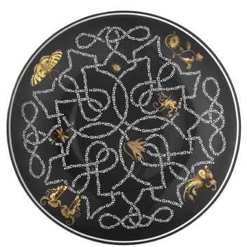 Arcadia, Piatto Segnaposto 33cm Nero