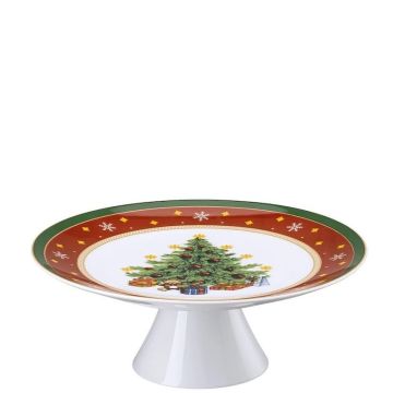 Happy Christmas, Alzata Dolci 21cm