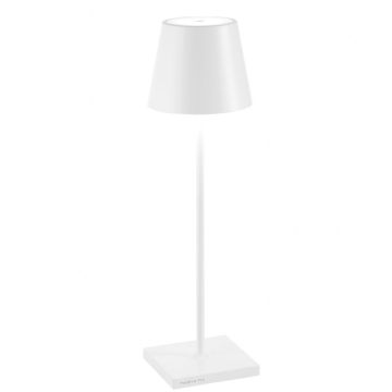 Poldina Pro, Lampada da Tavolo 38cm Bianco Opaco