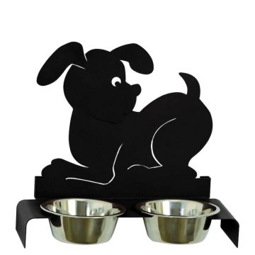 Cane, Porta Ciotole Doppio