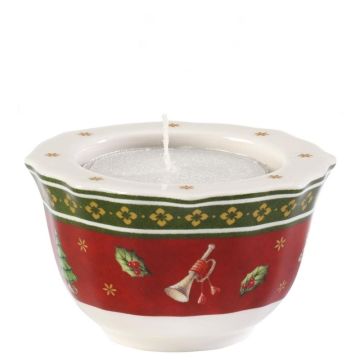 Toy's Delight, Portacandela Rosso 6cm